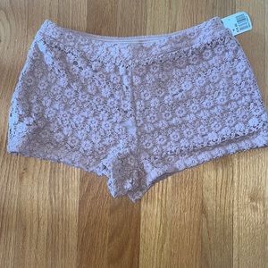 NWT Forever 21 Lace Shorts